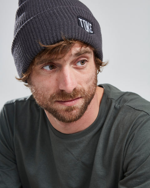 Gorro de Lana Gris Oscuro