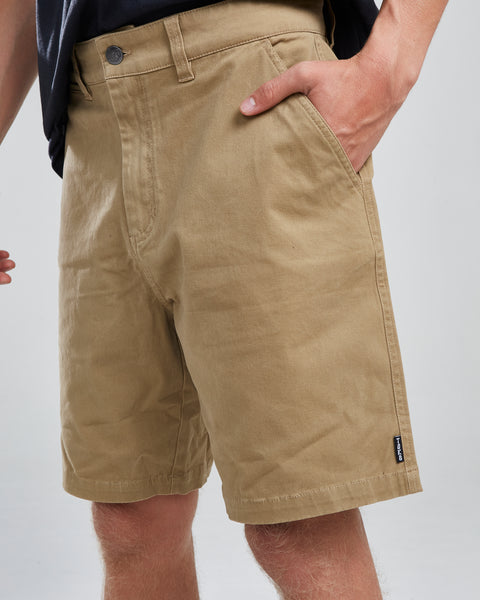 Short Solid Beige