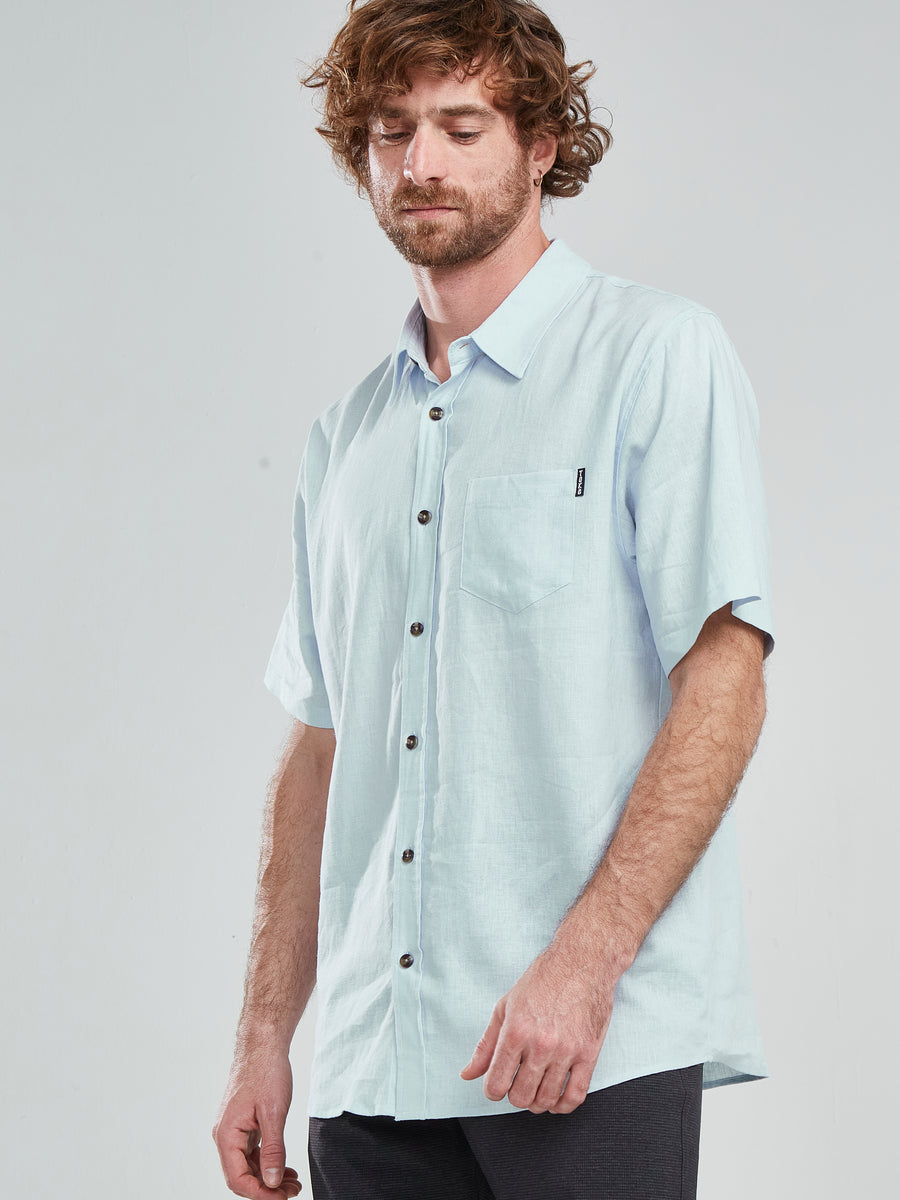 Camisa Solid Celeste