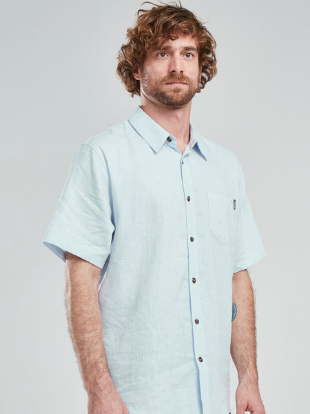 Camisa Solid Celeste