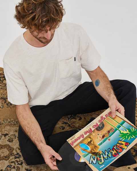 Polera Bolsillo Blanca