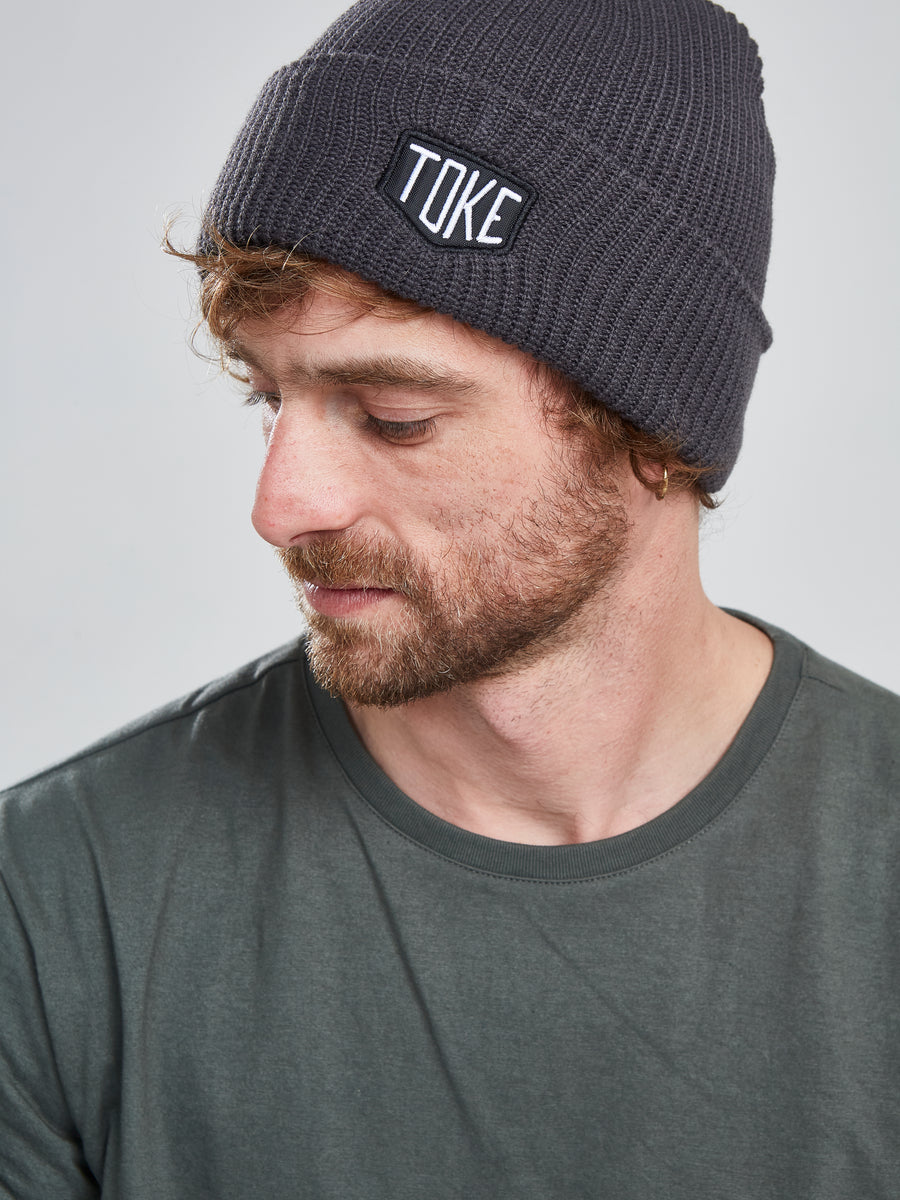 Gorro de Lana Gris Oscuro