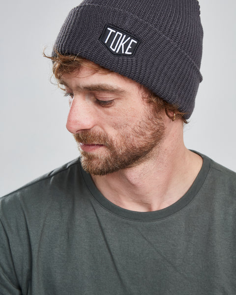 Gorro de Lana Gris Oscuro