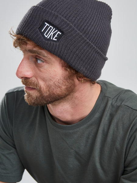 Gorro de Lana Gris Oscuro