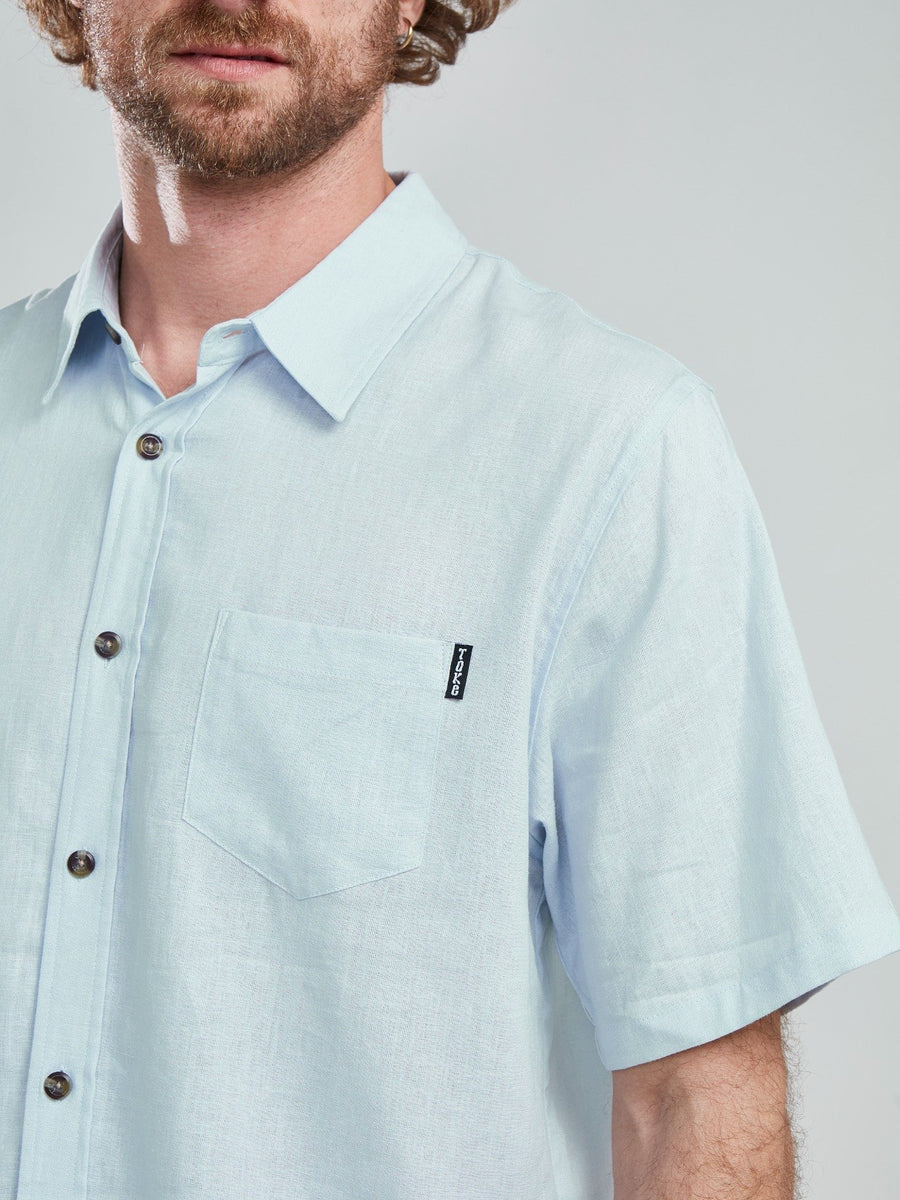 Camisa Solid Celeste