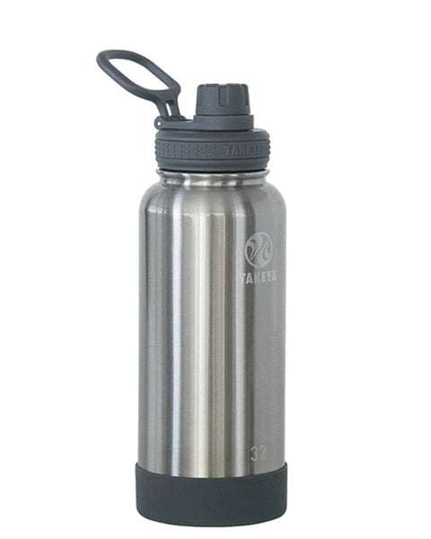 BOTELLA TAKEYA 950 ML ANTIGOTEO STEEL (ACERO)