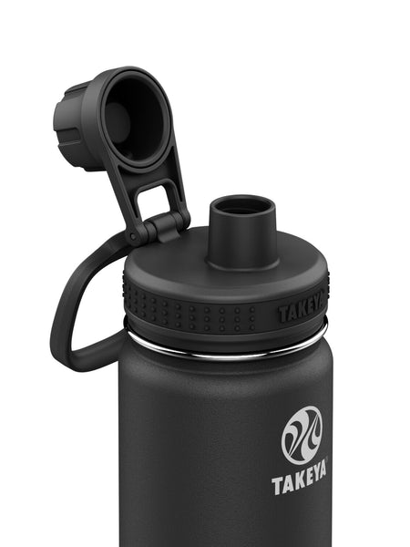 BOTELLA TAKEYA 700ML ANTIGOTEO NEGRO