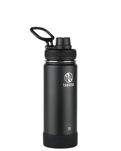 BOTELLA TAKEYA 530ML ANTIGOTEO NEGRA