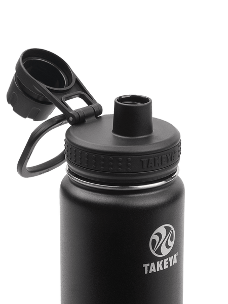 BOTELLA TAKEYA 530ML ANTIGOTEO NEGRA