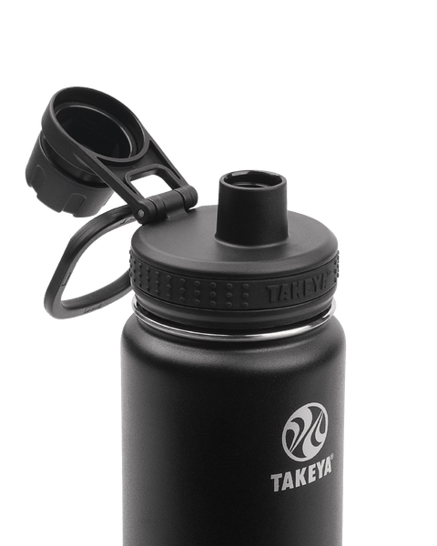 BOTELLA TAKEYA 530ML ANTIGOTEO NEGRA