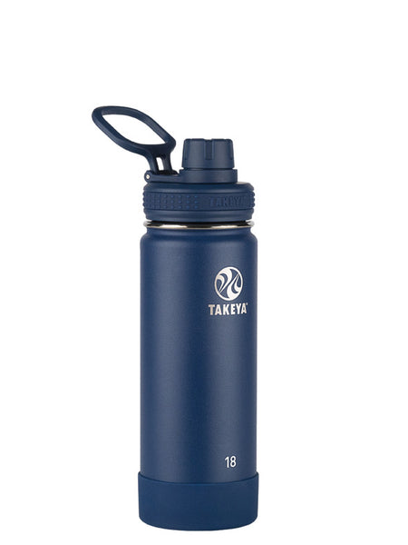 BOTELLA TAKEYA 530ML ANTIGOTEO AZUL OSCURO