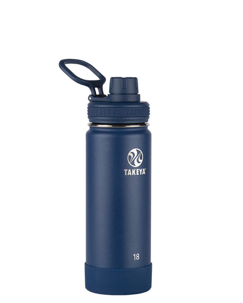 BOTELLA TAKEYA 530ML ANTIGOTEO AZUL OSCURO