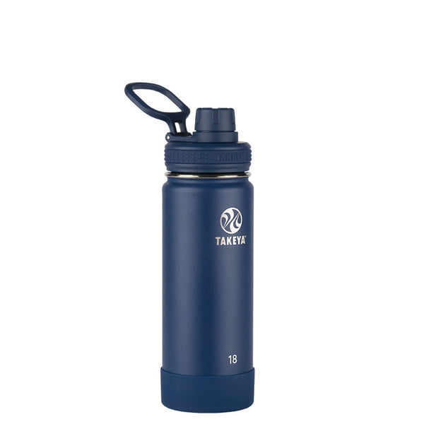 BOTELLA TAKEYA 530ML ANTIGOTEO AZUL OSCURO