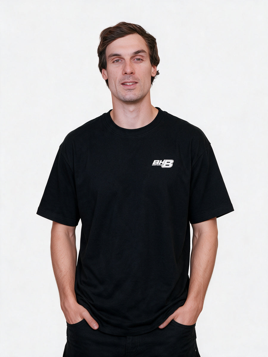 Polera Hombre Negra BH8-Sixs Days