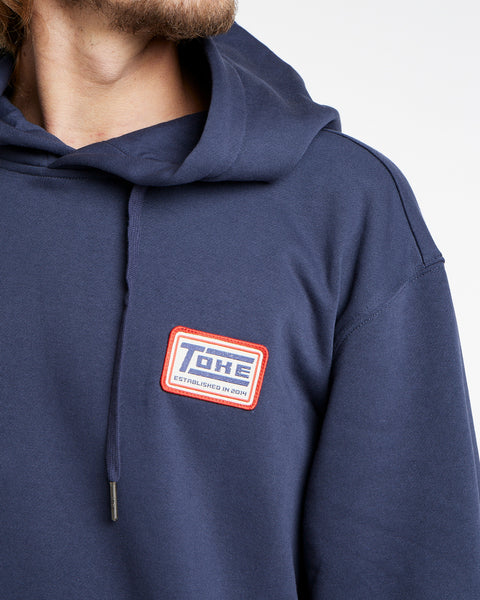 Polerón Hoodie Azul Toke