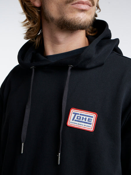 Hoodie Negro Hombre Toke