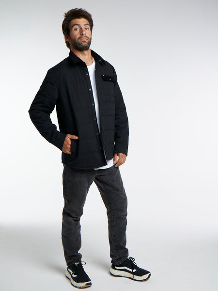 Chaqueta Canvas Negra Toke
