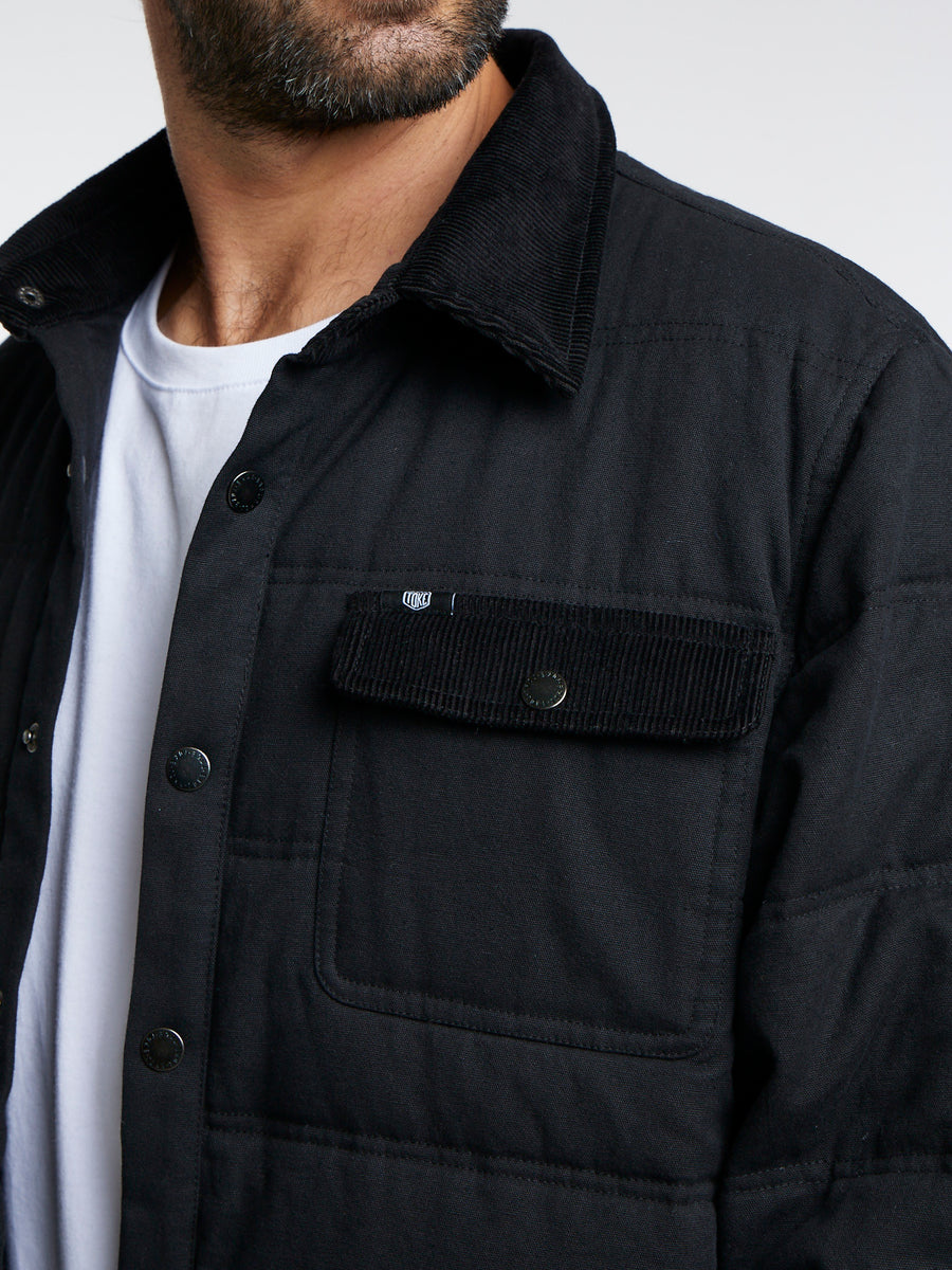 Chaqueta Canvas Negra Toke