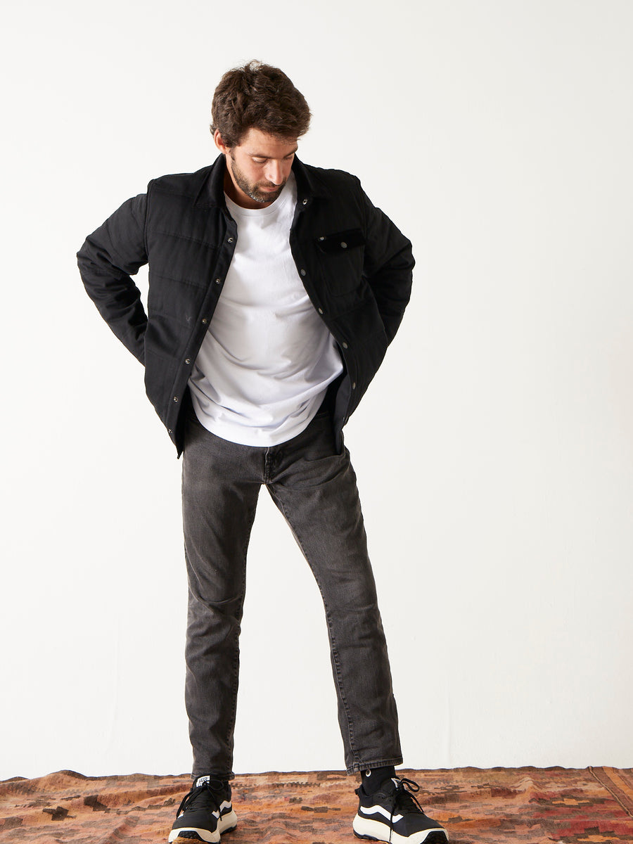 Chaqueta Canvas Negra Toke