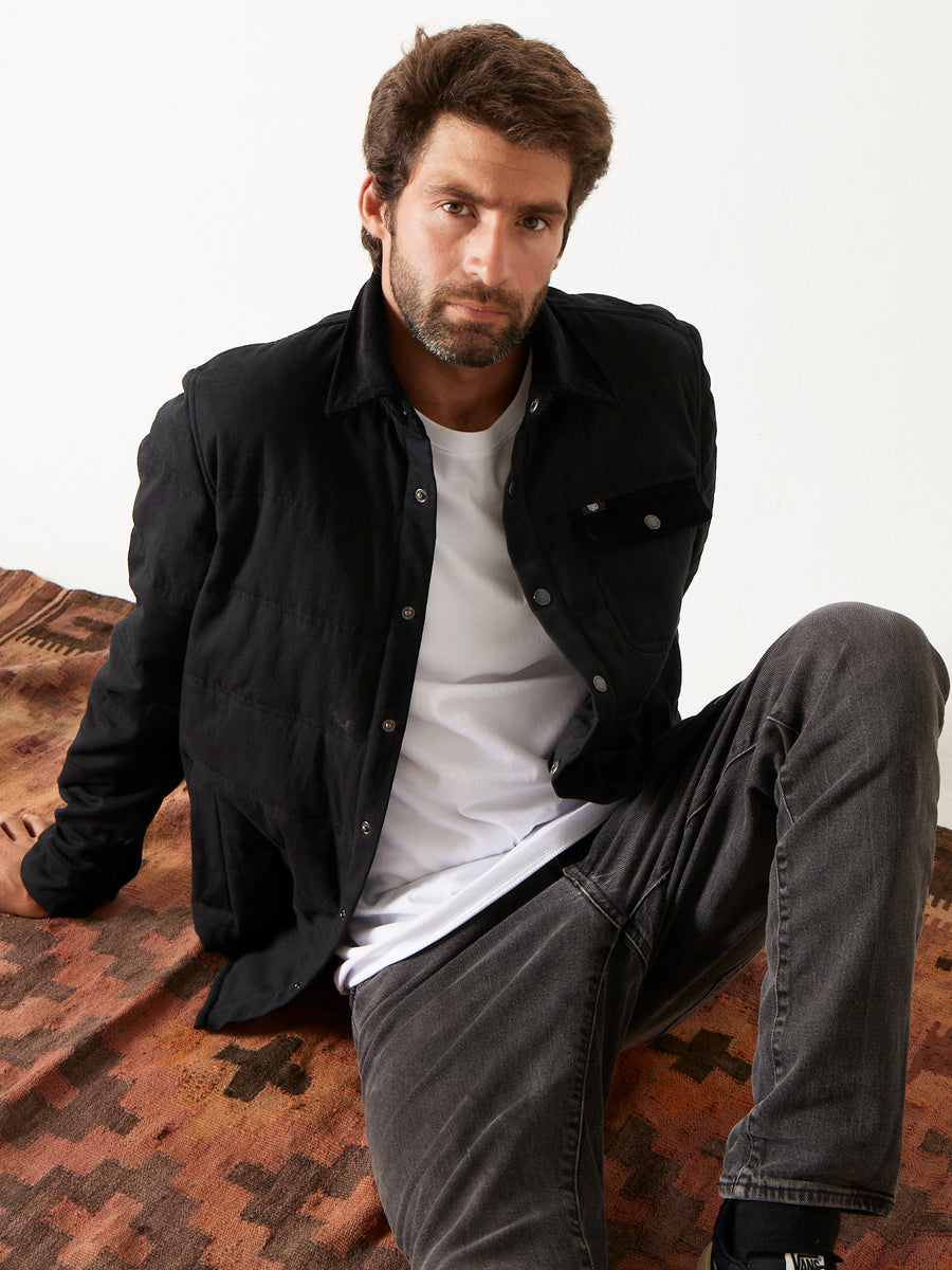 Chaqueta Canvas Negra Toke