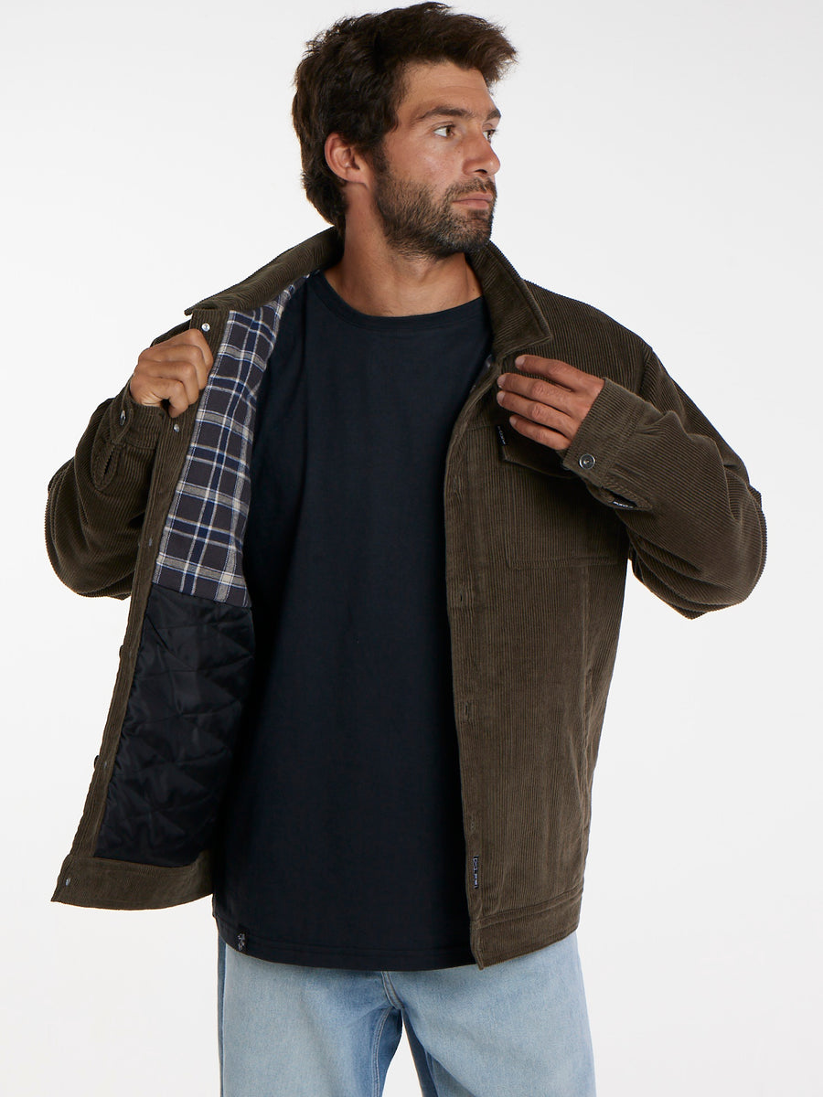 Chaqueta Cotele Verde Toke