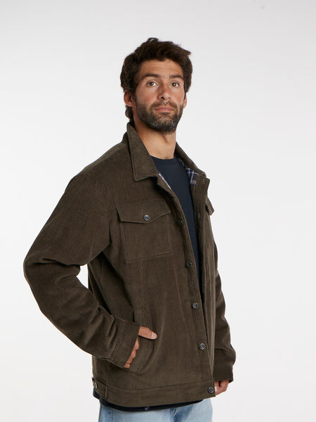 Chaqueta Cotele Verde Toke