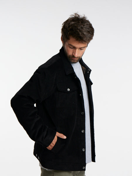 Chaqueta Cotele Negra Toke