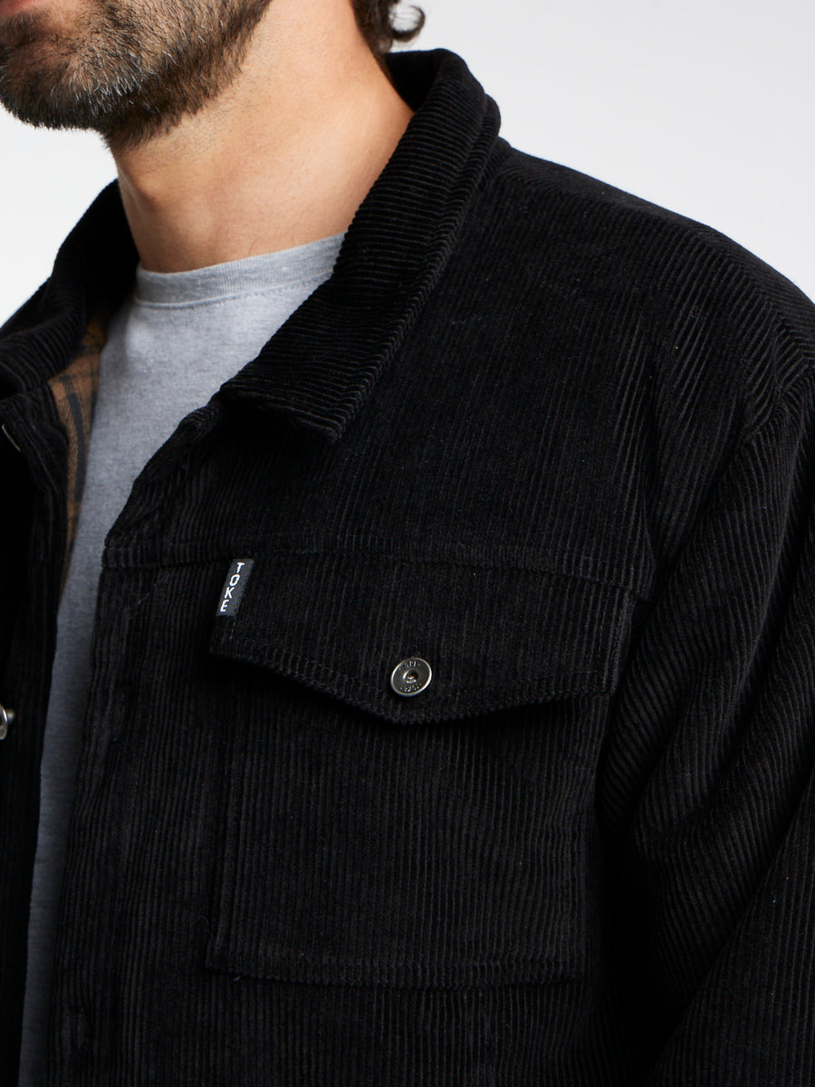 Chaqueta Cotele Negra Toke
