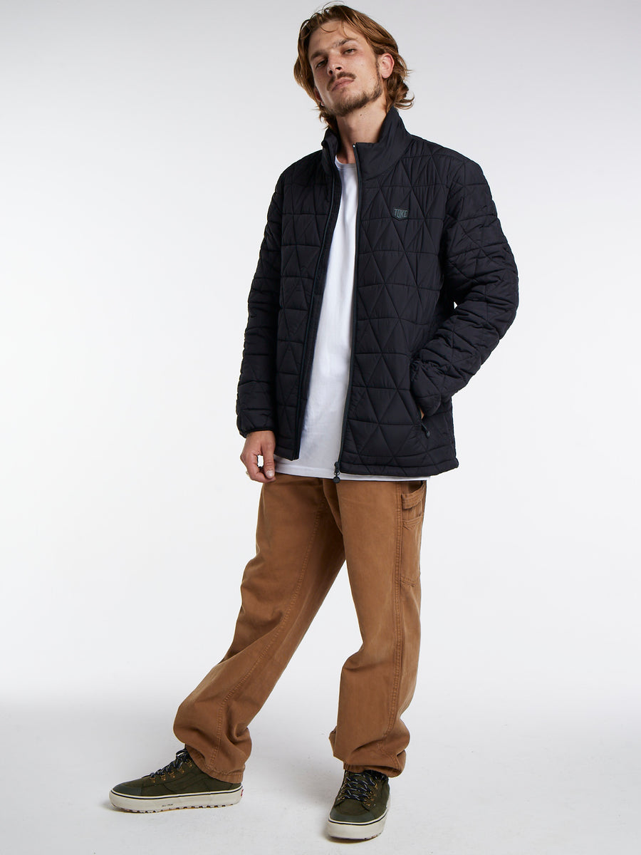 Parka Negra Hombre Toke