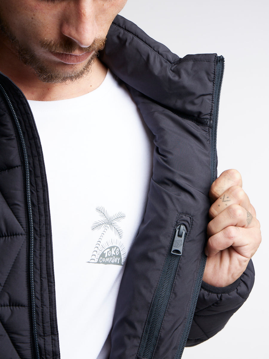 Parka Negra Hombre Toke