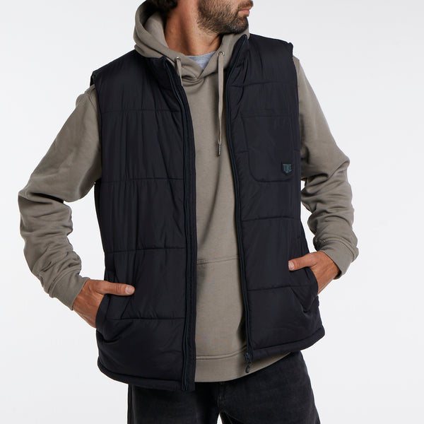 Chaqueta Sin Mangas Hombre Negra