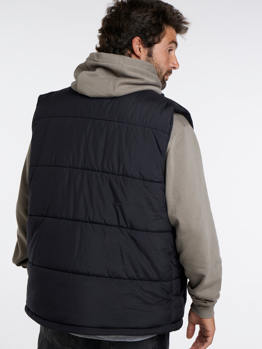 Chaqueta Sin Mangas Hombre Negra
