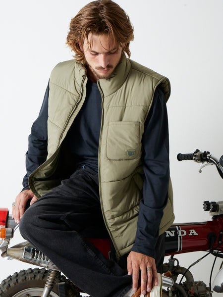 Chaqueta Sin Manga Hombe Verde