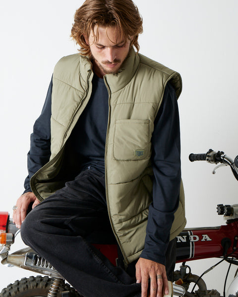 Chaqueta Sin Manga Hombe Verde