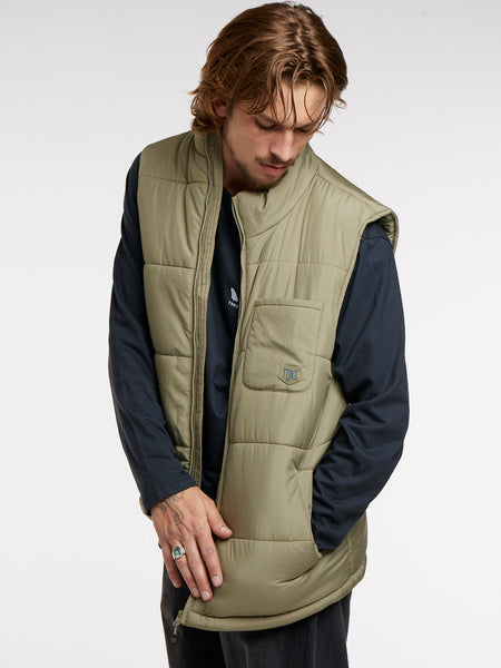 Chaqueta Sin Manga Hombe Verde