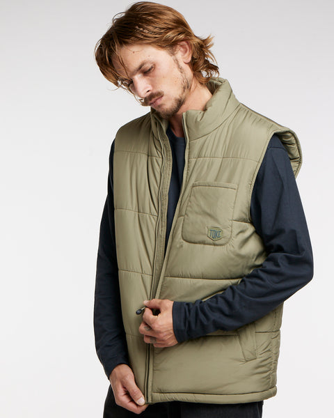 Chaqueta Sin Manga Hombe Verde