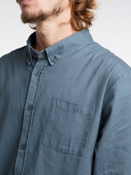 Camisa Manga Larga Azul Toke