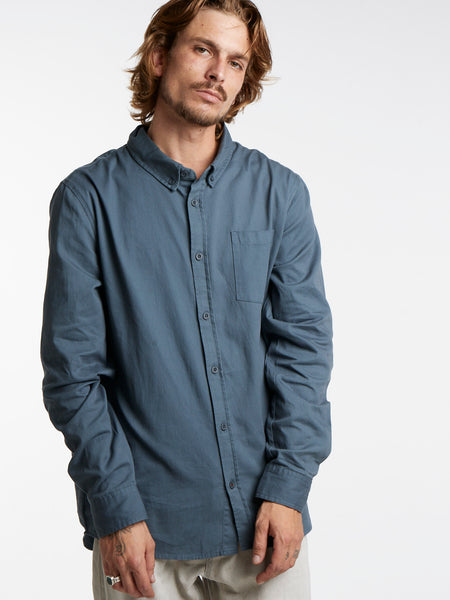 Camisa Manga Larga Azul Toke