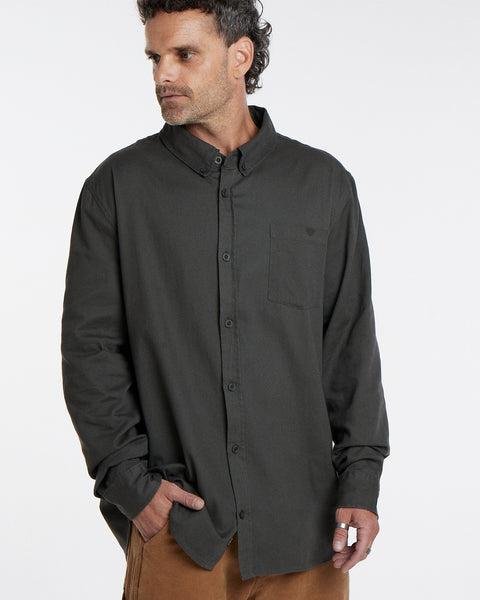 Camisa Manga Larga Hombre Gris Toke