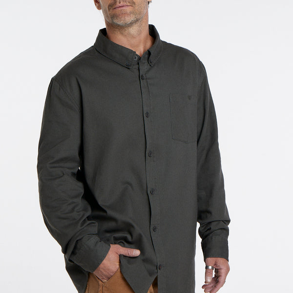 Camisa Manga Larga Hombre Gris Toke