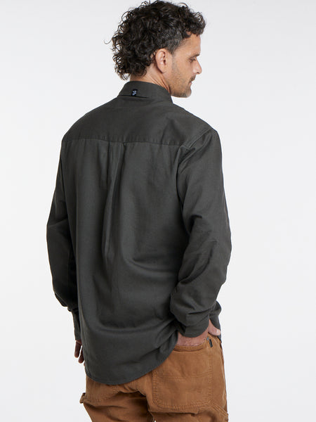 Camisa Manga Larga Hombre Gris Toke