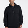 Polerón Negro Hombre Half Zip