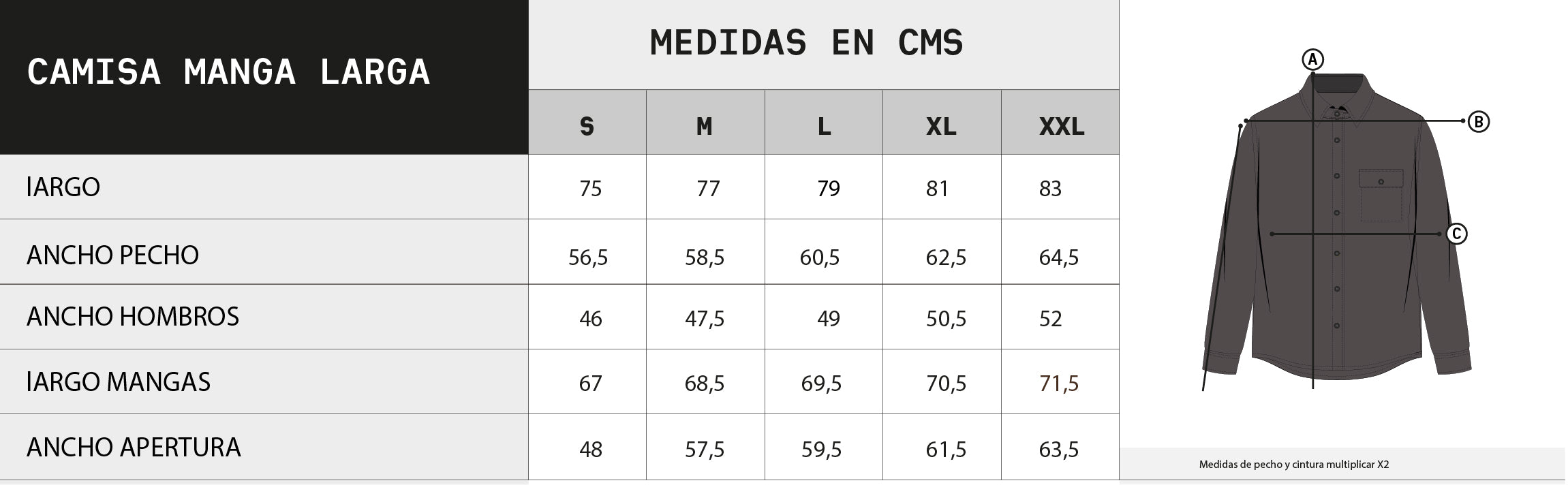Guía de Tallas