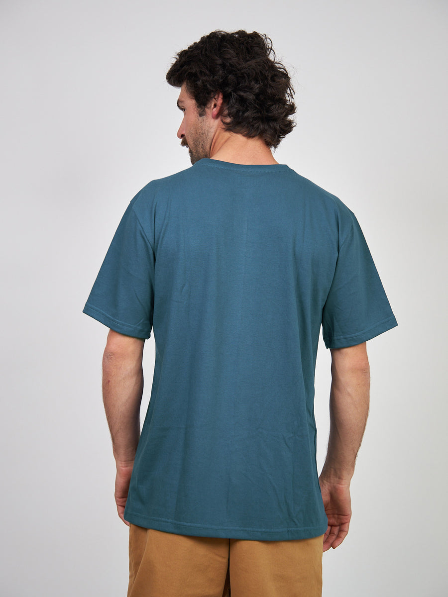 Polera Bolsillo Azul