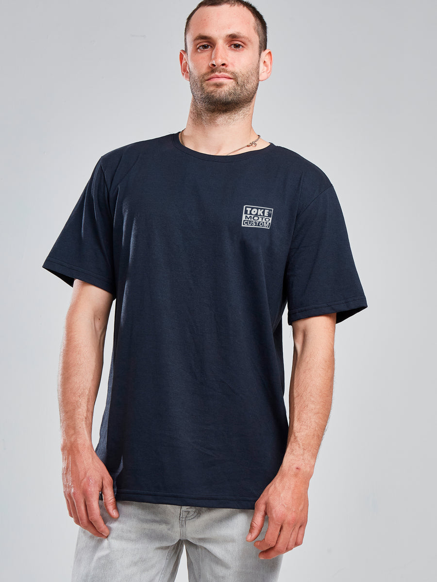 Polera Hombre Negra Reed