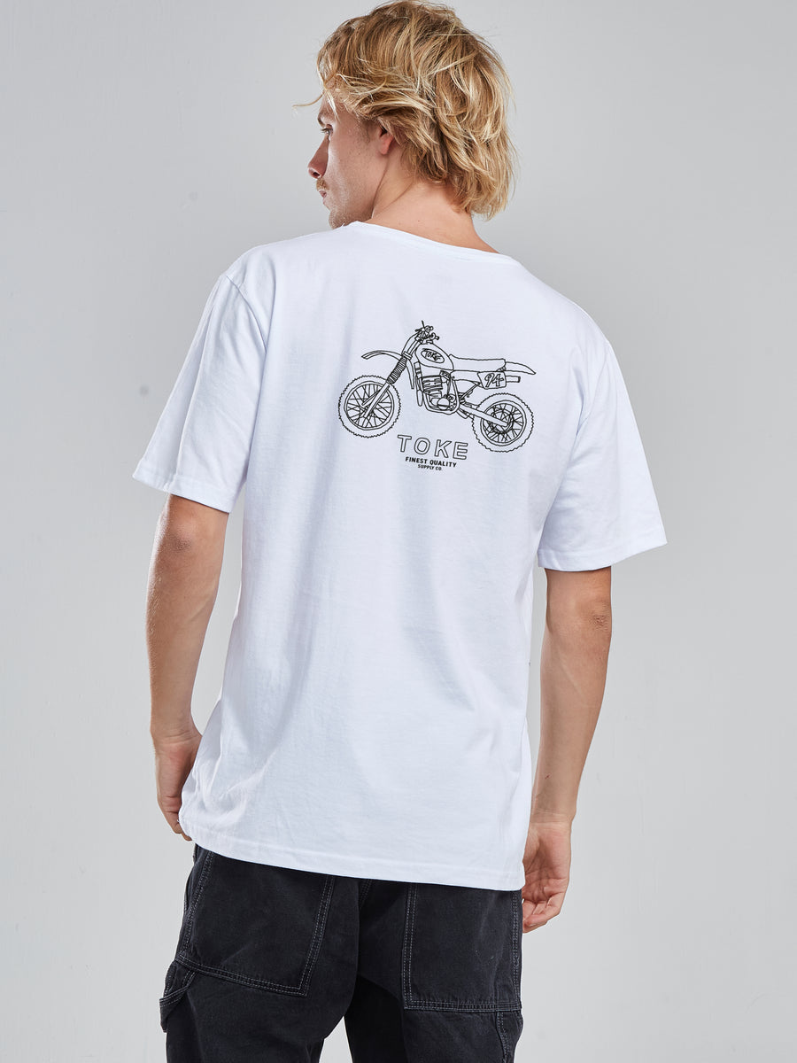 Polera Hombre Blanca Maico