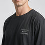 Polera Manga Larga Hombre Negra Spark