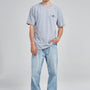 Polera Waves Gris Melange