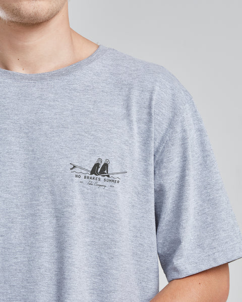 Polera Waves Gris Melange