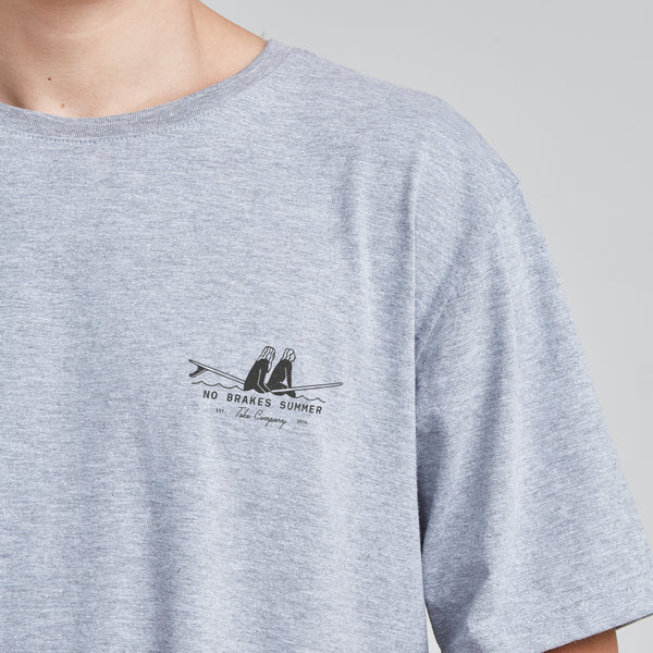 Polera Waves Gris Melange